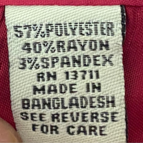 Amanda Smith Double Breasted Suit Dark Maroon Size 2P - Picture 6 of 6